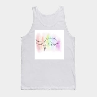 Rainbow Fox Tank Top